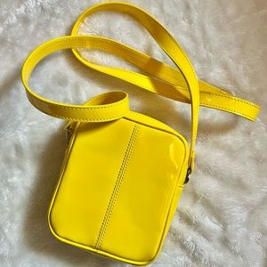 supra yellow cross body bag